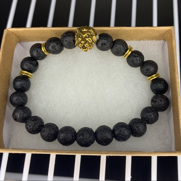 Lion Black and Gold Bracelets - Picture 2 of 3